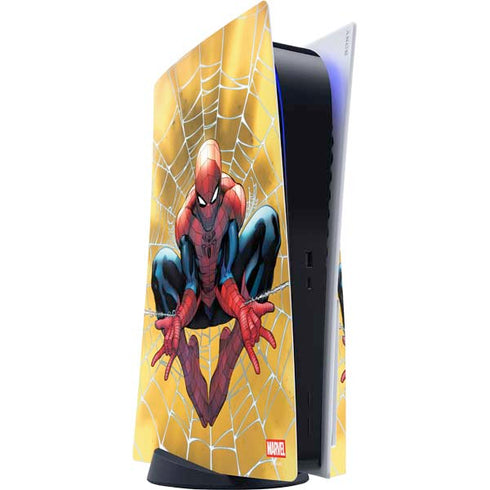 Marvel Spiderman Web Shooting PS5 Console Skin